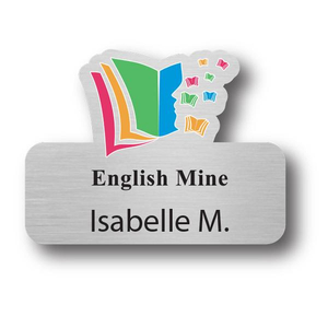 Custom Plastic Magnet Name Badge (3-6 Square Inch)